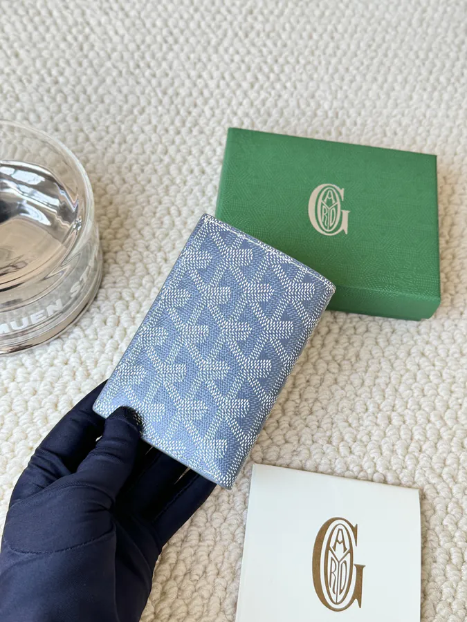Goyard Goyardine Canvas & Vauzelles Calfskin Wallet