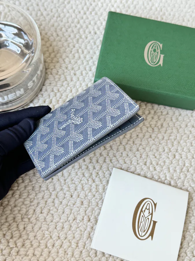 Goyard Goyardine Canvas & Vauzelles Calfskin Wallet