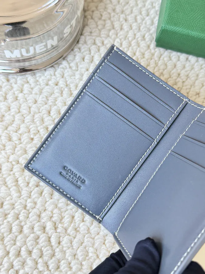 Goyard Goyardine Canvas & Vauzelles Calfskin Wallet