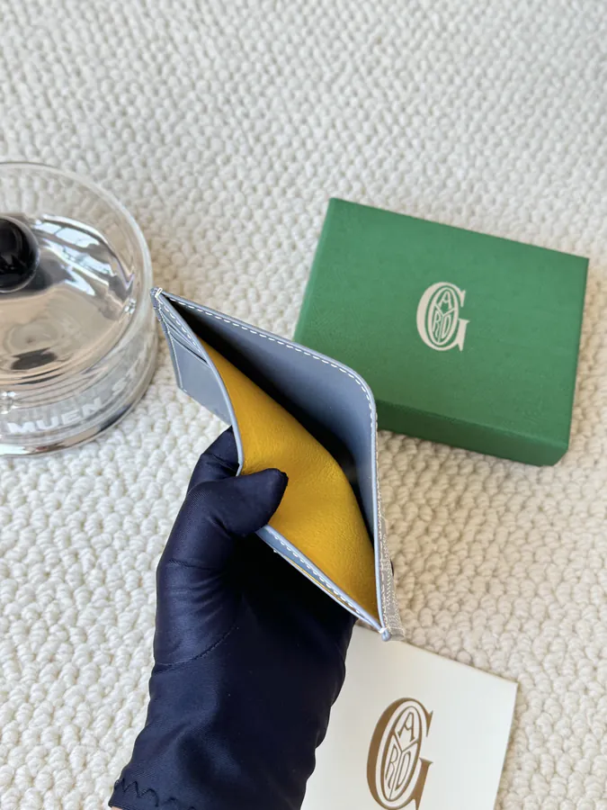 Goyard Goyardine Canvas & Vauzelles Calfskin Wallet