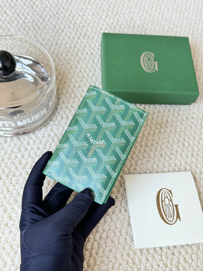Goyard Goyardine Canvas & Vauzelles Calfskin Wallet