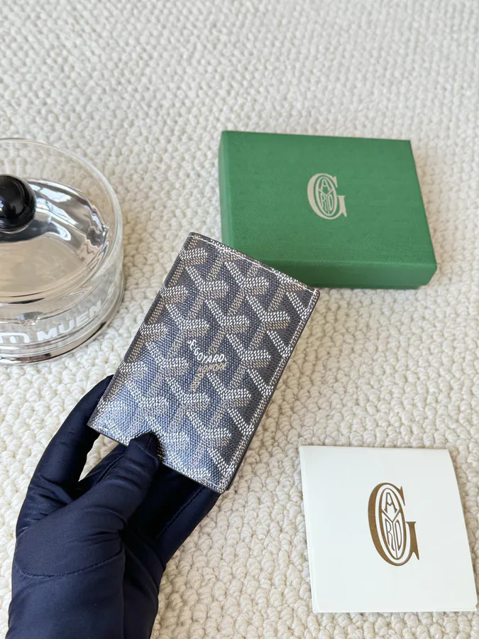 Goyard Goyardine Canvas & Vauzelles Calfskin Wallet