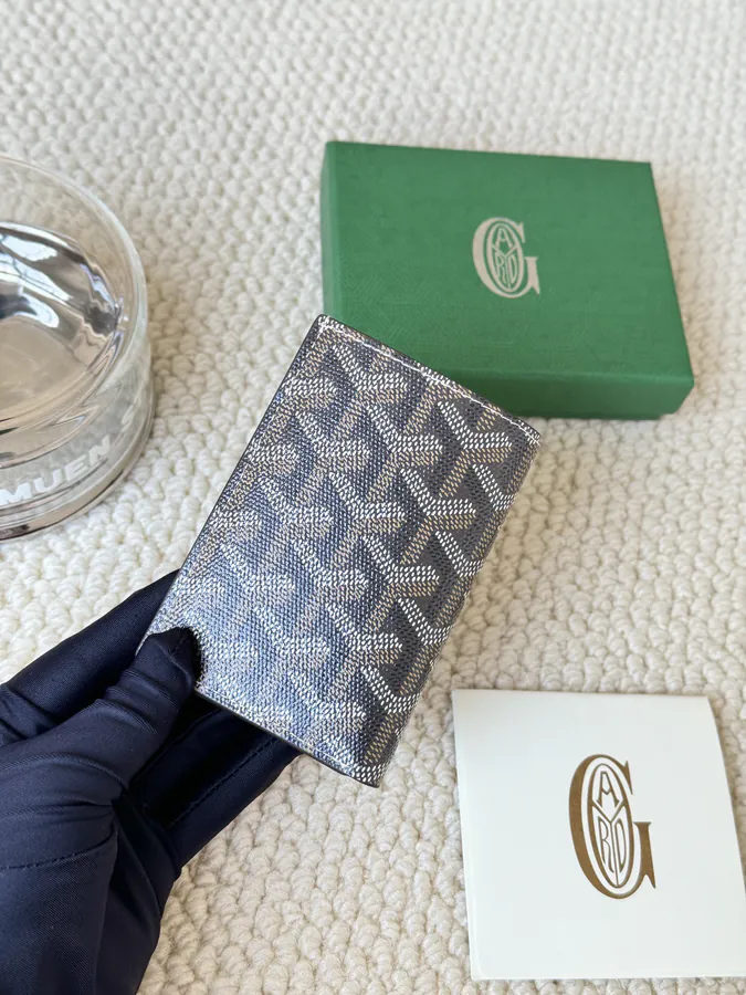 Goyard Goyardine Canvas & Vauzelles Calfskin Wallet