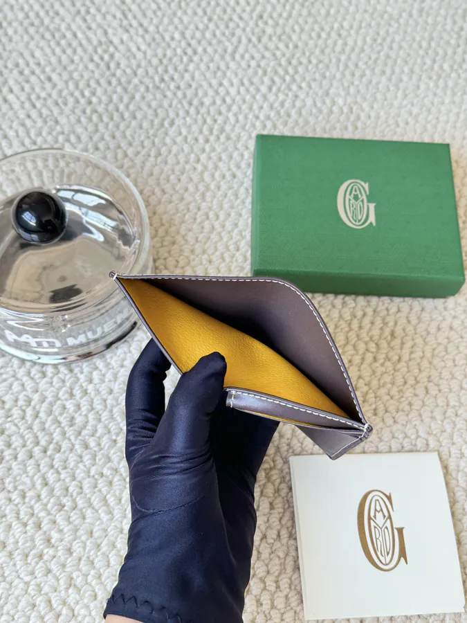 Goyard Goyardine Canvas & Vauzelles Calfskin Wallet