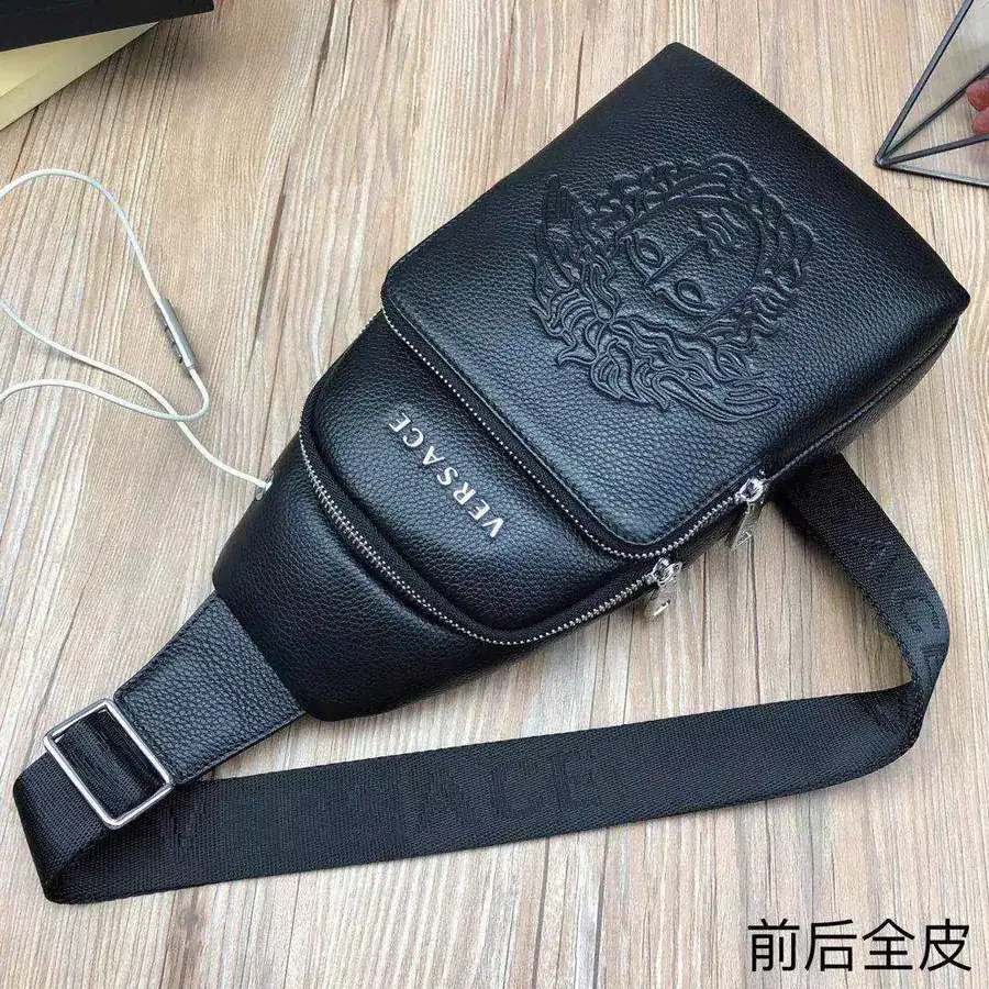 Versace Trendy Bucket Bag in Premium Leather