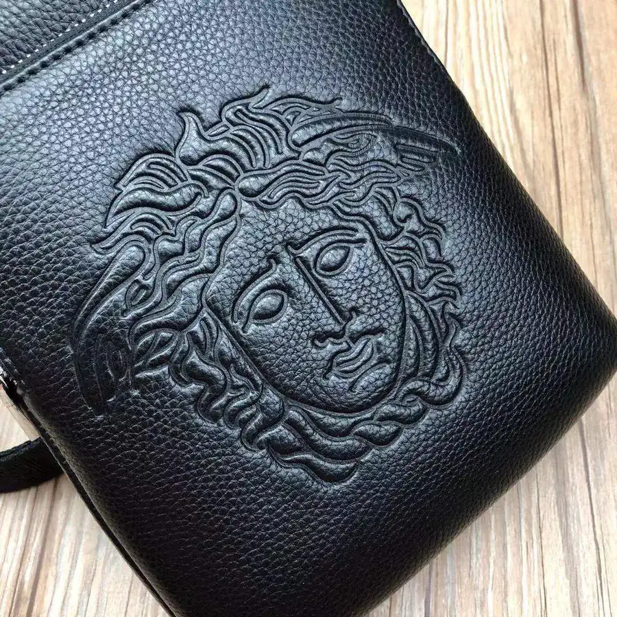 Versace Trendy Bucket Bag in Premium Leather