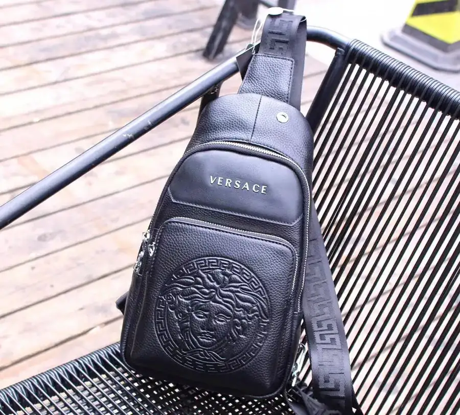 Versace Bucket Bag in Premium Full Grain Calfskin