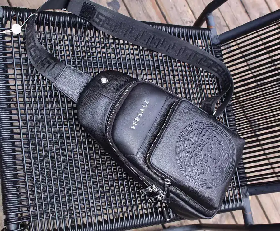 Versace Bucket Bag in Premium Full Grain Calfskin