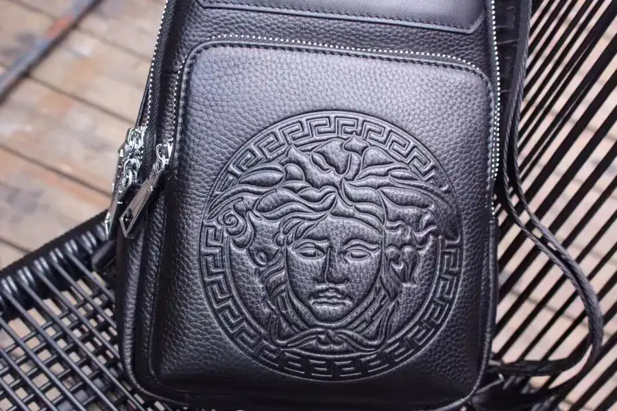 Versace Bucket Bag in Premium Full Grain Calfskin