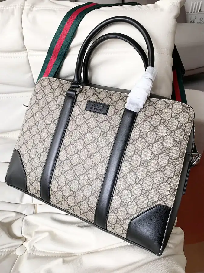 Gucci Men's Briefcase 474135, Premium Quality, Meticulous Craftsmanship