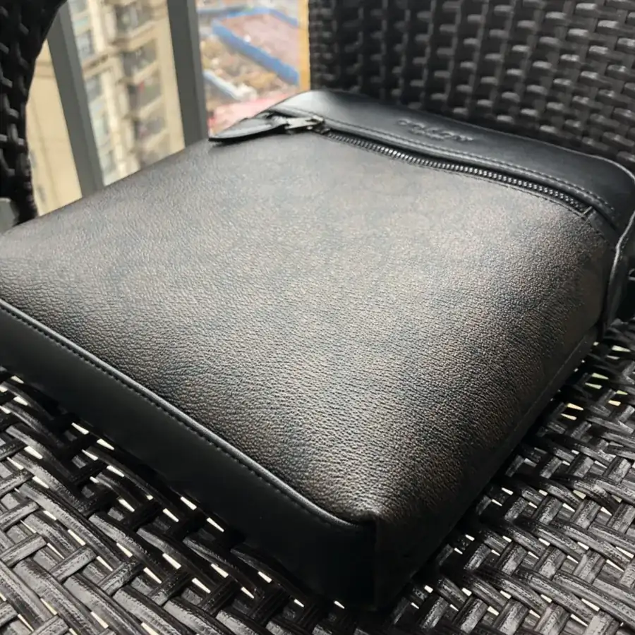 Coach 73336 Classic PVC and Calfskin Men's Shoulder Bag