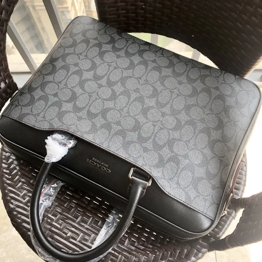 230 New Chanel Classic Traditional Single Zip Briefcase for Men