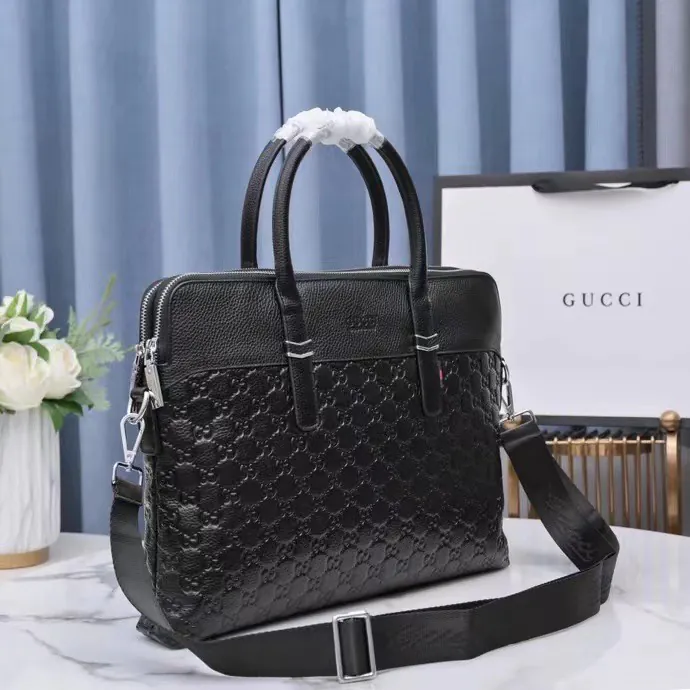 Gucci 2832 Men's Briefcase Premium Handbag