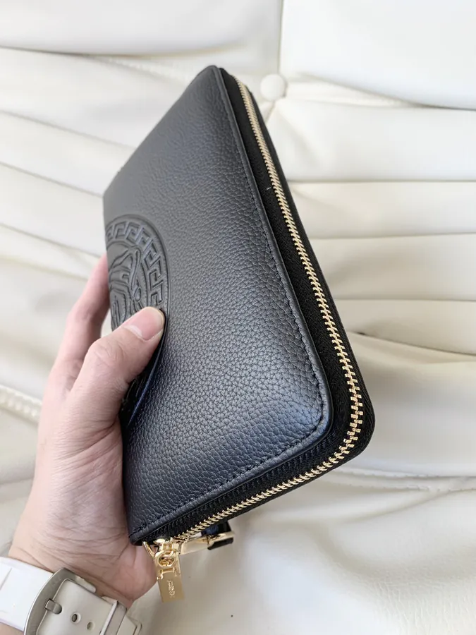 Versace Wallet with Vasacchi Grain, Business & Leisure Style