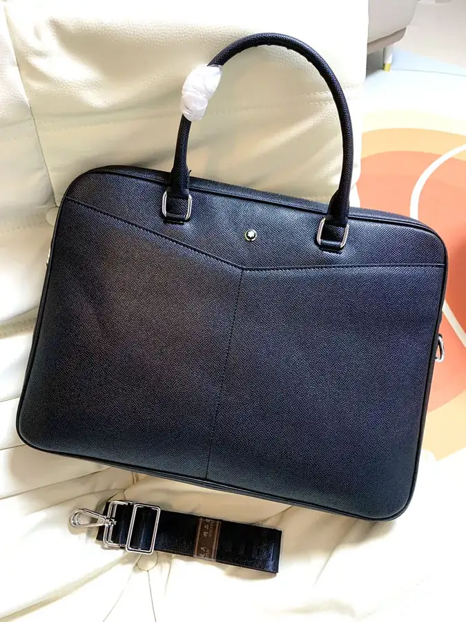 New Montblanc Bucket Bag in Grained Calfskin