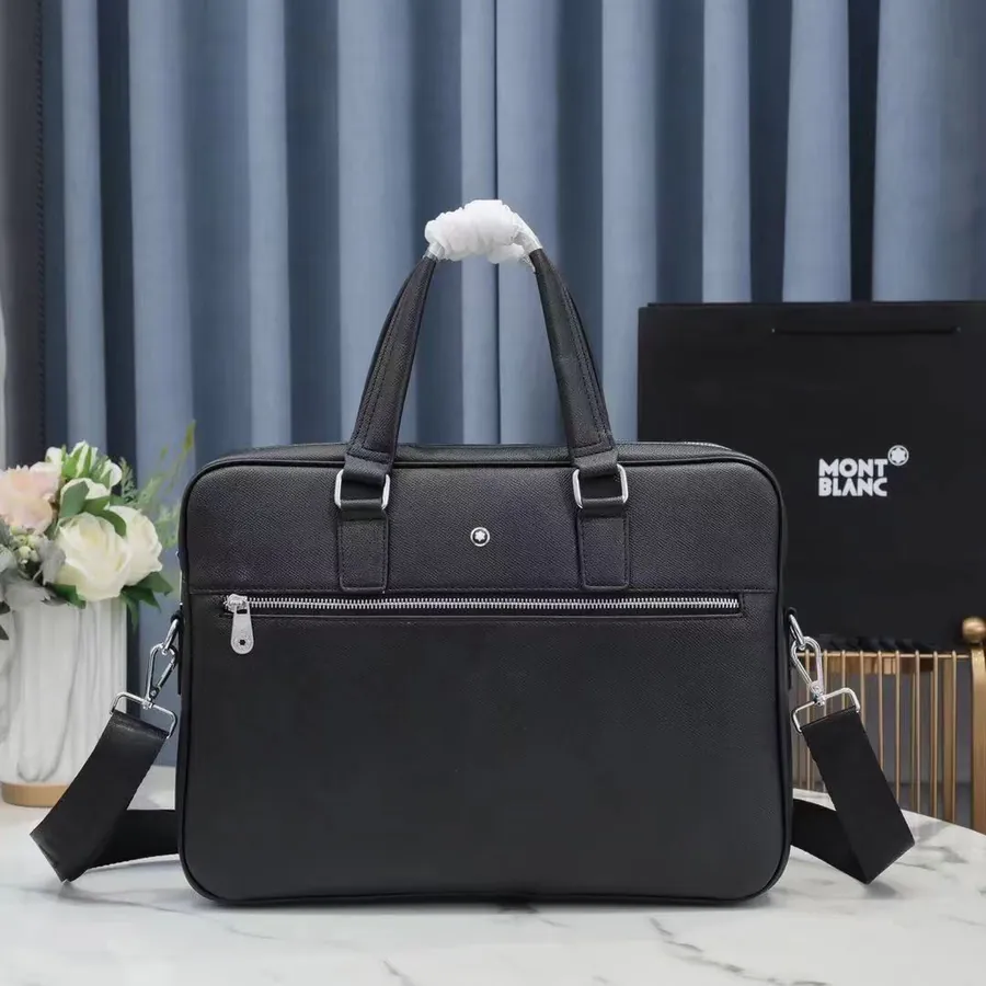New Montblanc Bucket Bag with Grained Calfskin