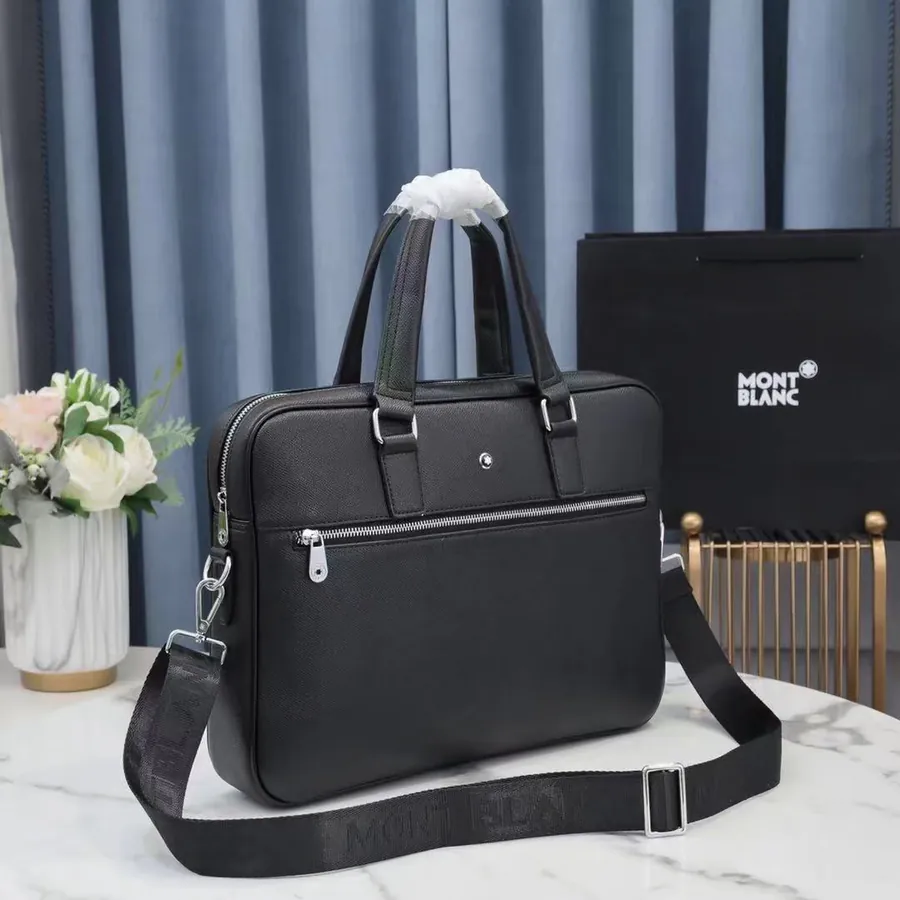 New Montblanc Bucket Bag with Grained Calfskin