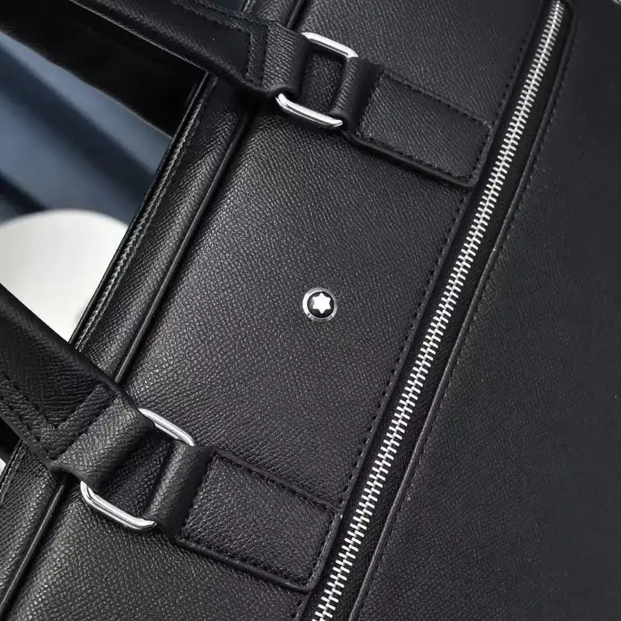 New Montblanc Bucket Bag with Grained Calfskin