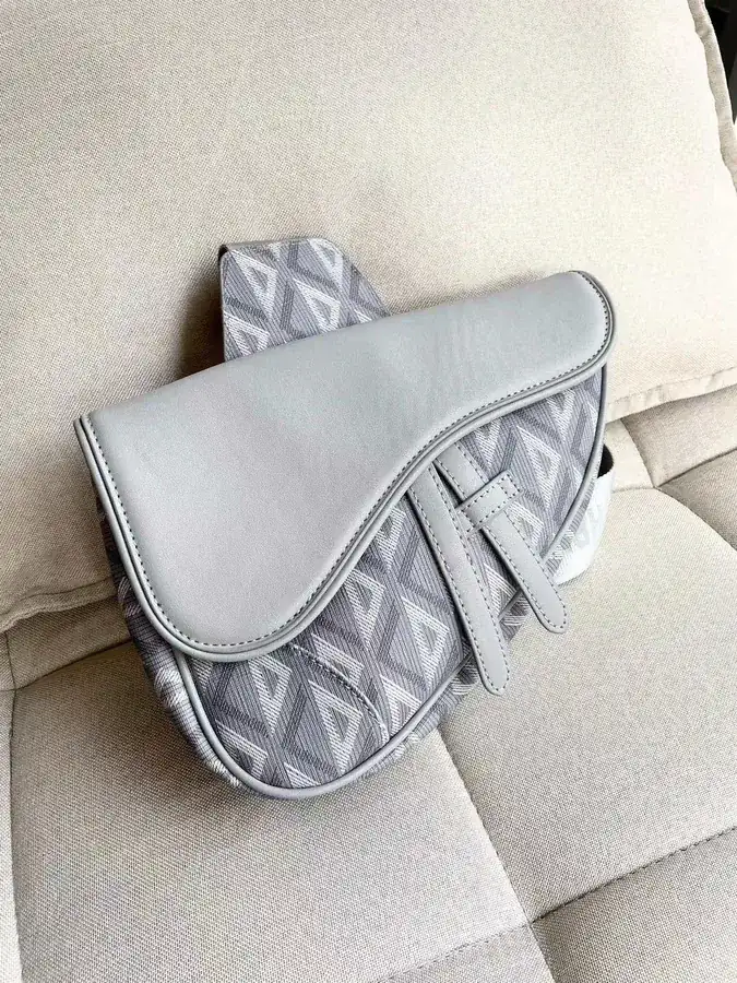 Marc Bohan Diamond Satchel in Black and Gray