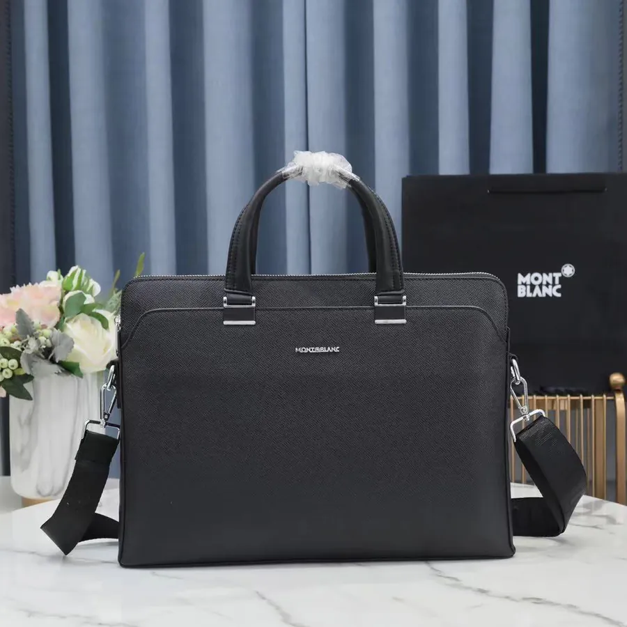 New MONTBLANC Bucket Bag in Grained Calfskin