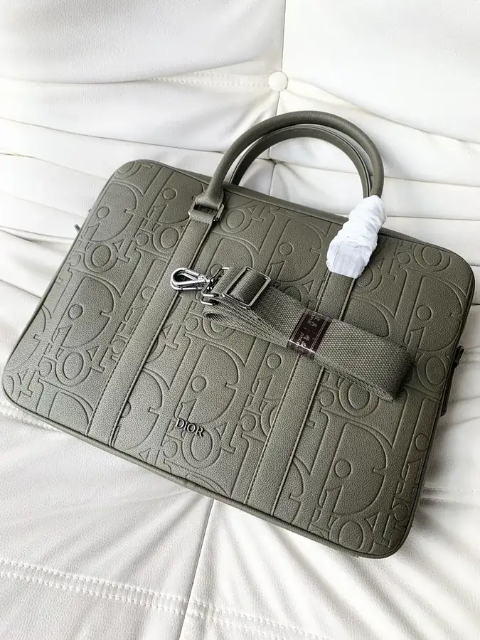 Dior New Men's Briefcase with Adjustable Strap