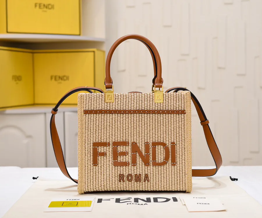 Sunshine Tote Bag Medium Size, Grass Basket Shopping Bag