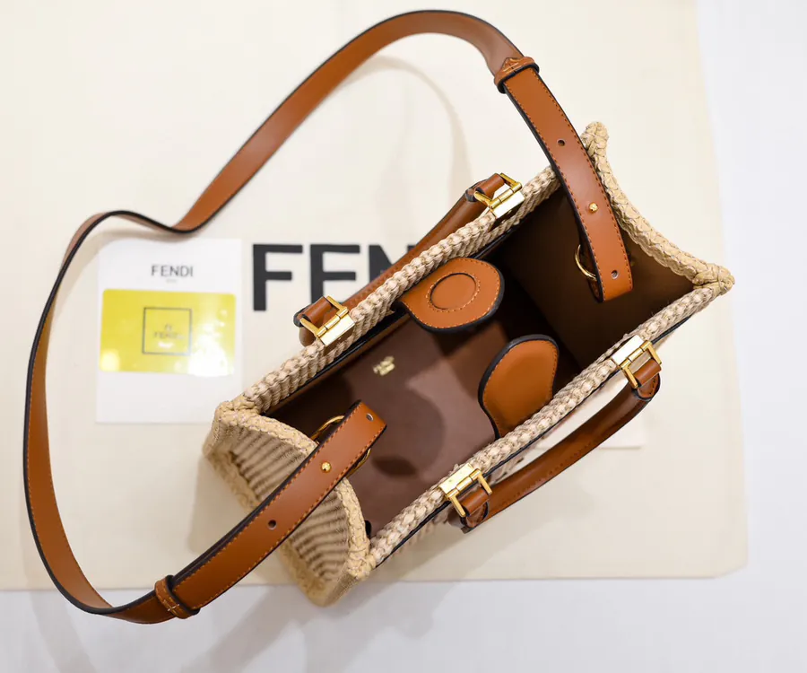 Sunshine Tote Bag Medium Size, Grass Basket Shopping Bag