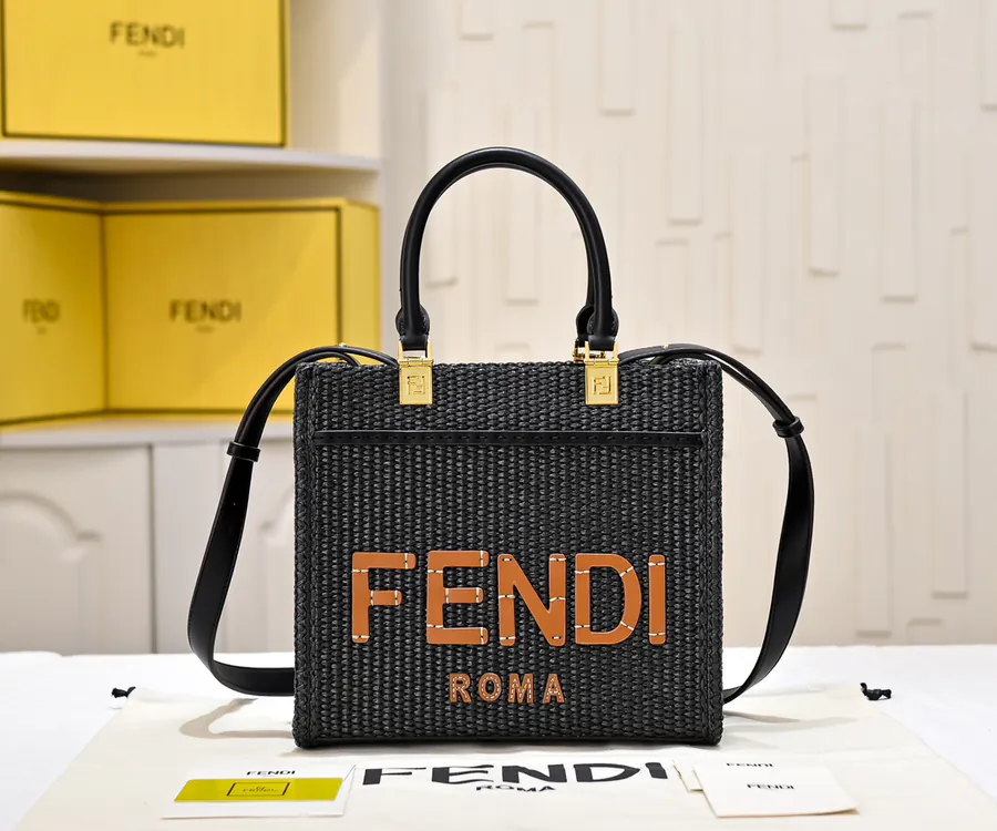 Sunshine Tote Bag Summer Straw Shopping Bag