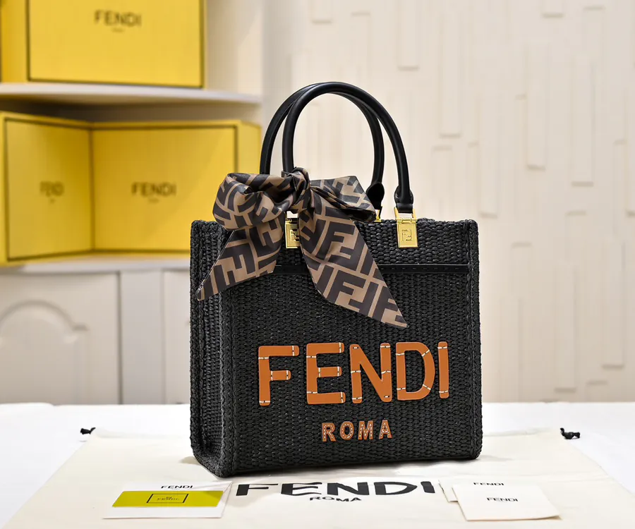 Sunshine Tote Bag Summer Straw Shopping Bag