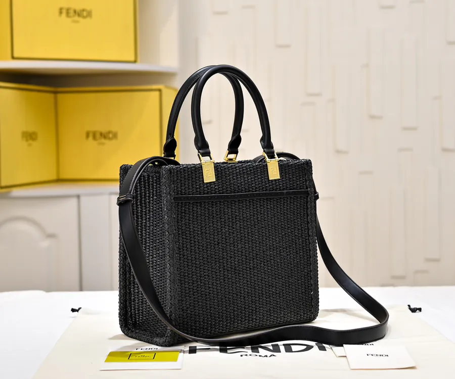 Sunshine Tote Bag Summer Straw Shopping Bag