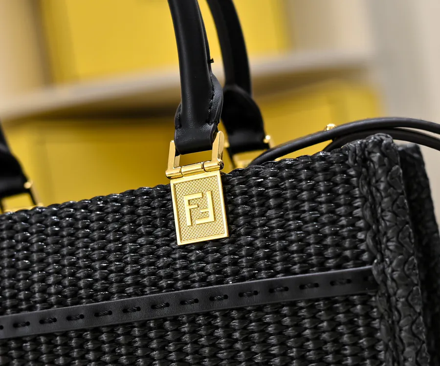 Sunshine Tote Bag Summer Straw Shopping Bag