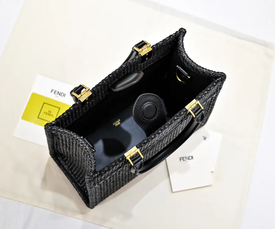 Sunshine Tote Bag Summer Straw Shopping Bag