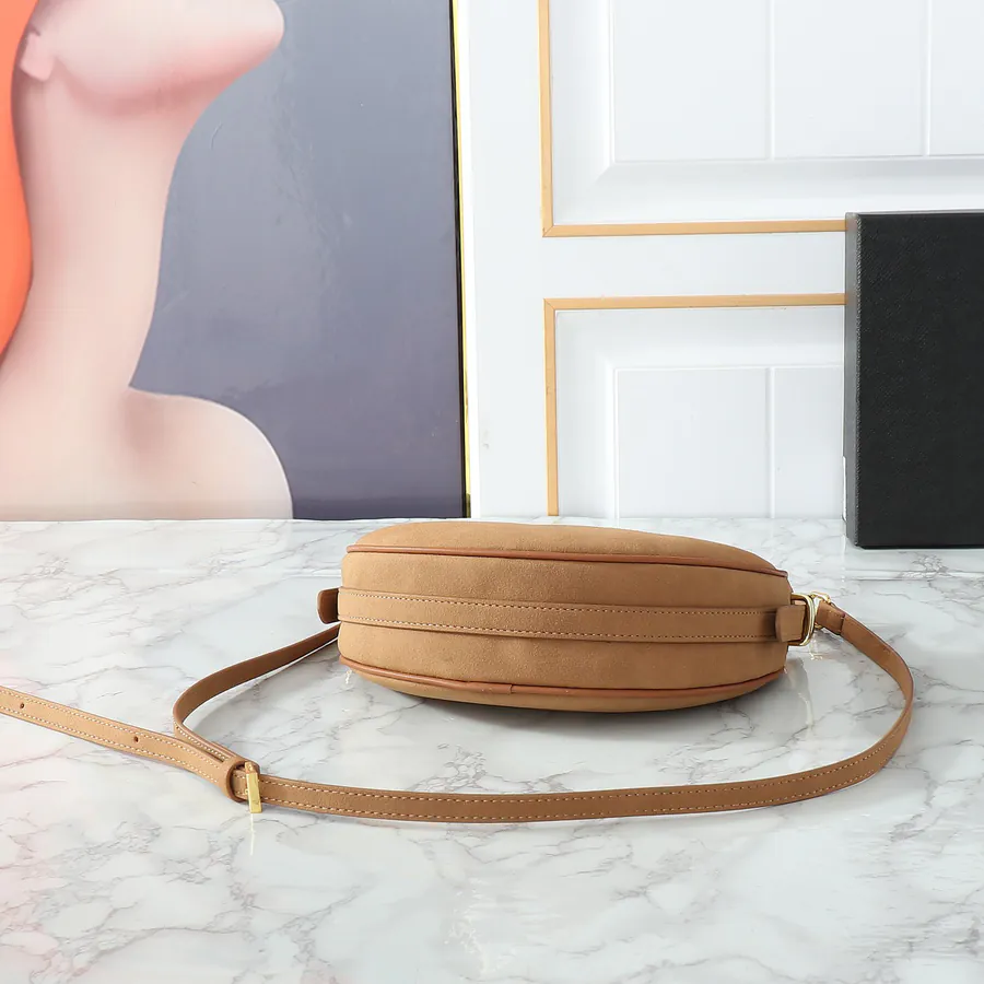 New Moon Handbag in 1BC194 Faux Suede