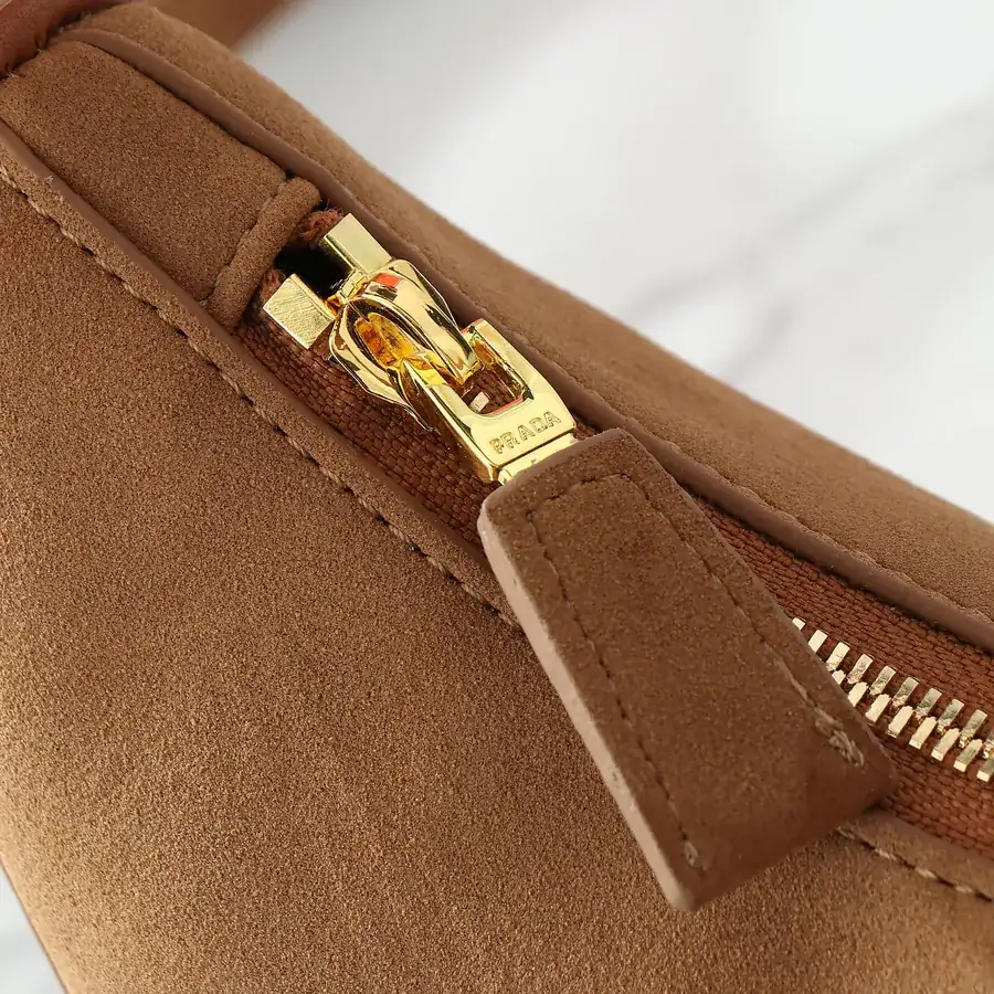 New Moon Handbag in 1BC194 Faux Suede