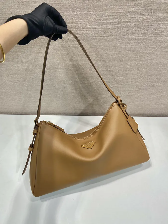 Aimee Hobo Crossbody Bag Simple Design, Premium Calfskin