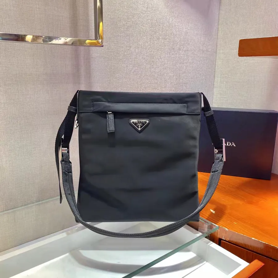 P Latest 2VH055 Bucket Bag with Adjustable Strap and Cross Grained Calfskin