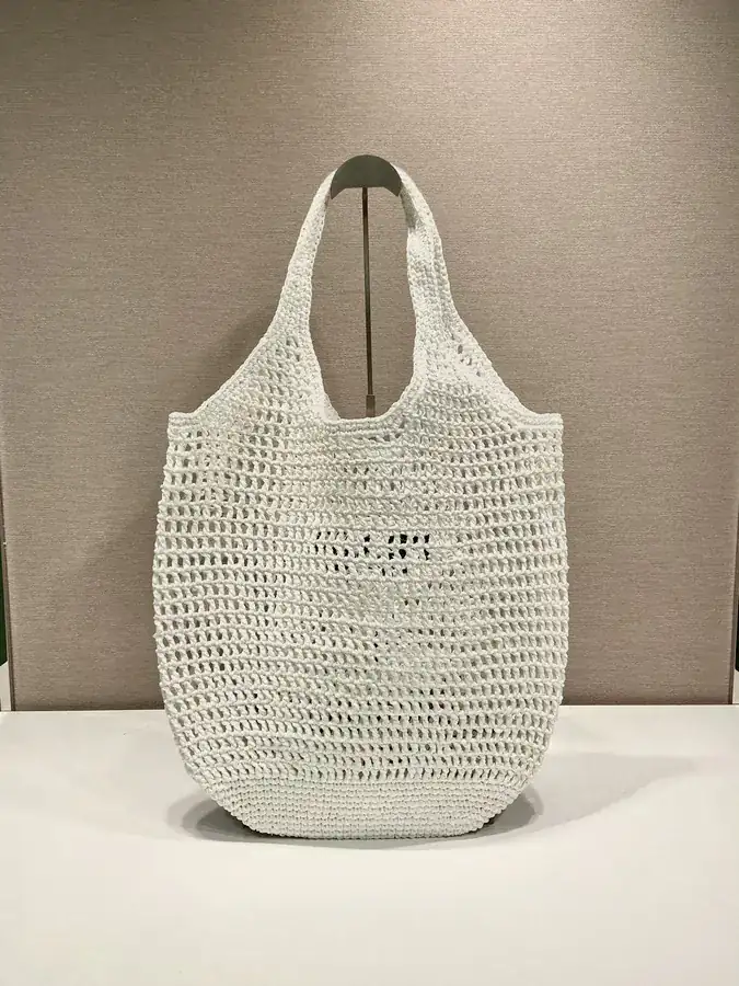 New 1BG424 Wine Fiber Tote Bag