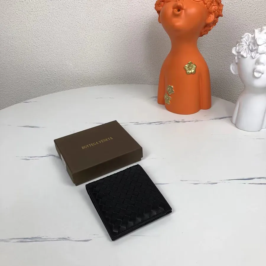 180 Bv Handwoven Wallet in Black