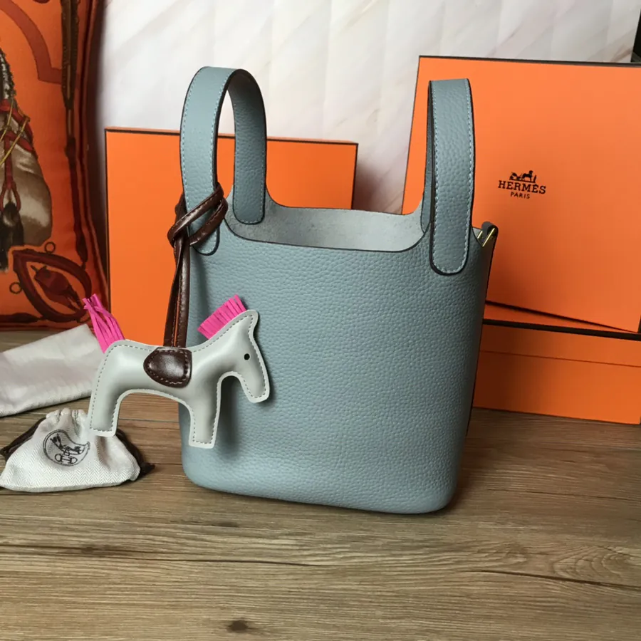 Hermes Picotin Lock in Grained Calfskin, Two Sizes