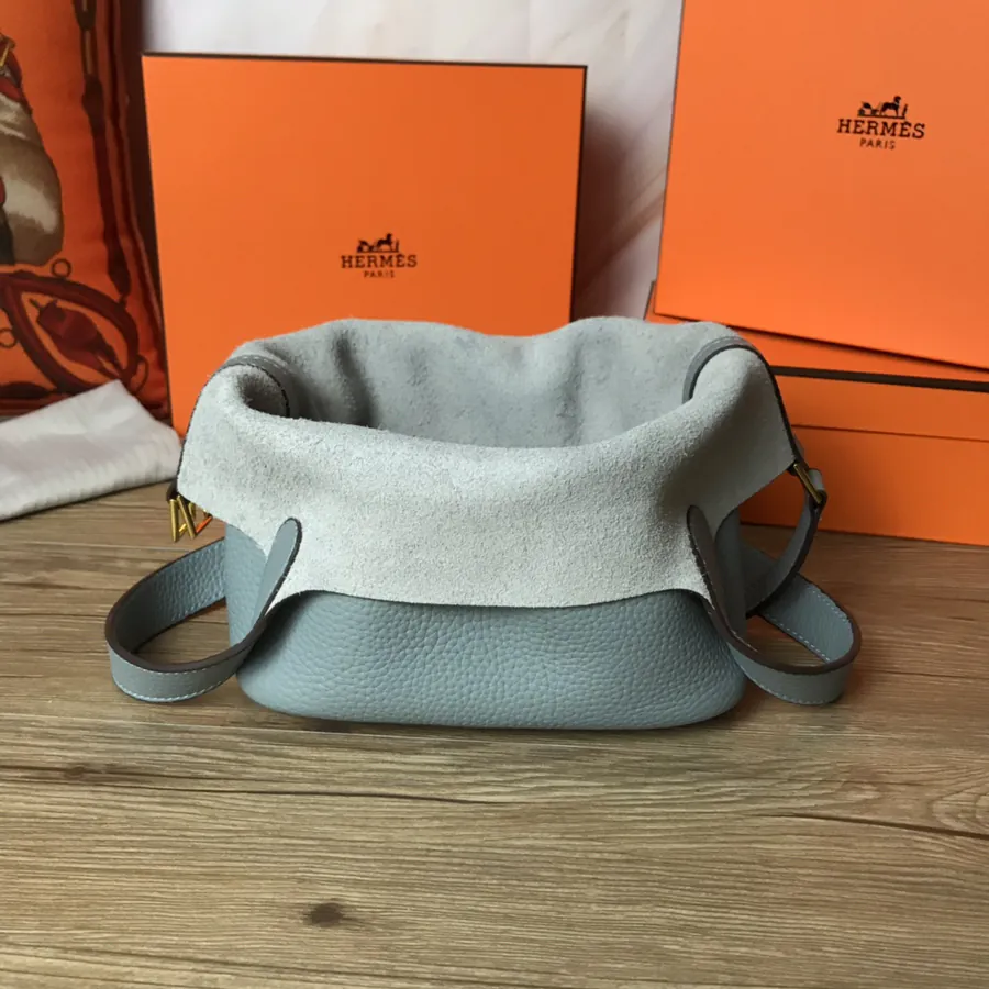 Hermes Picotin Lock in Grained Calfskin, Two Sizes