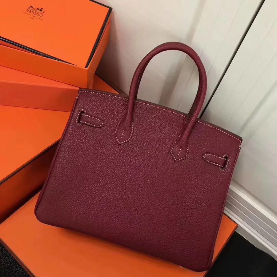 Hermès Birkin Bucket Bag in Grained Calfskin
