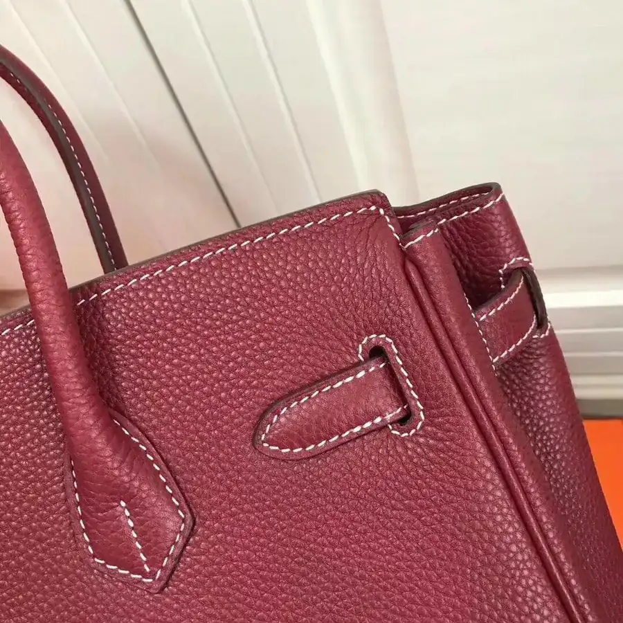 Hermès Birkin Bucket Bag in Grained Calfskin