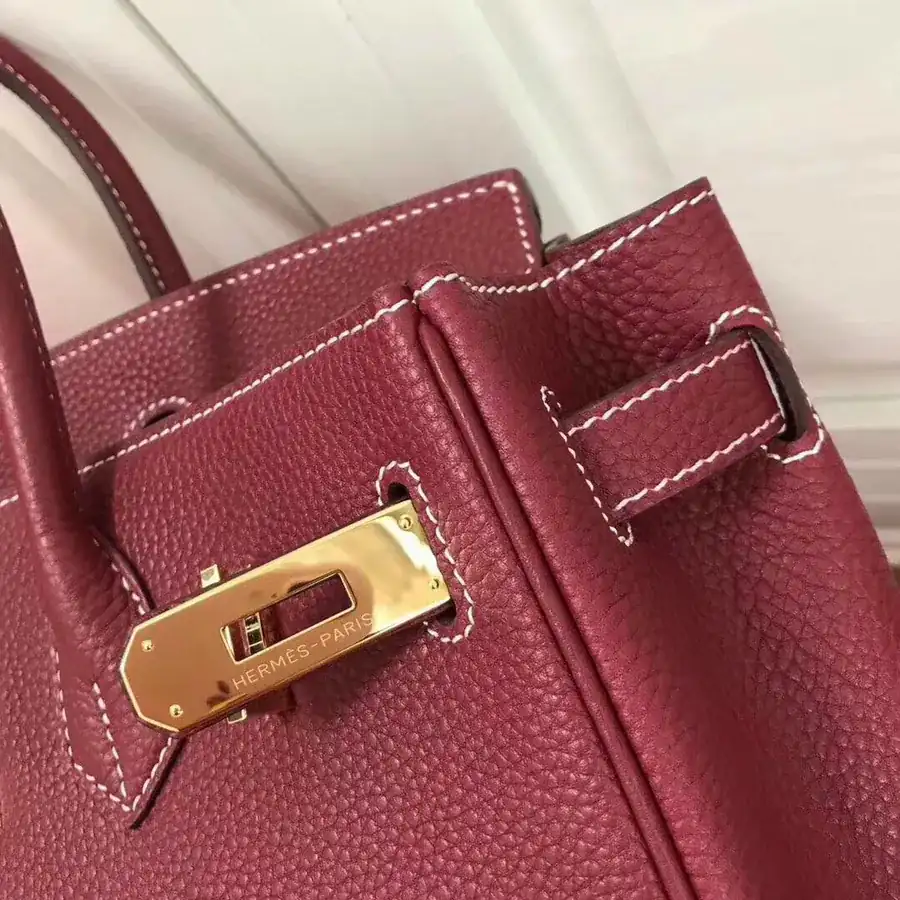 Hermès Birkin Bucket Bag in Grained Calfskin