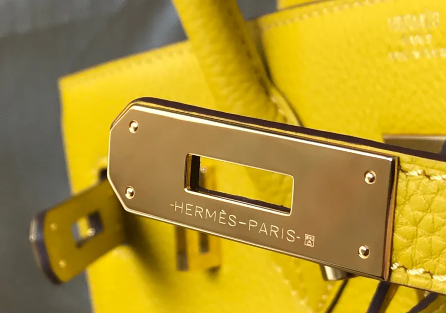 Hermès Birkin Bucket Bag in Grained Calfskin