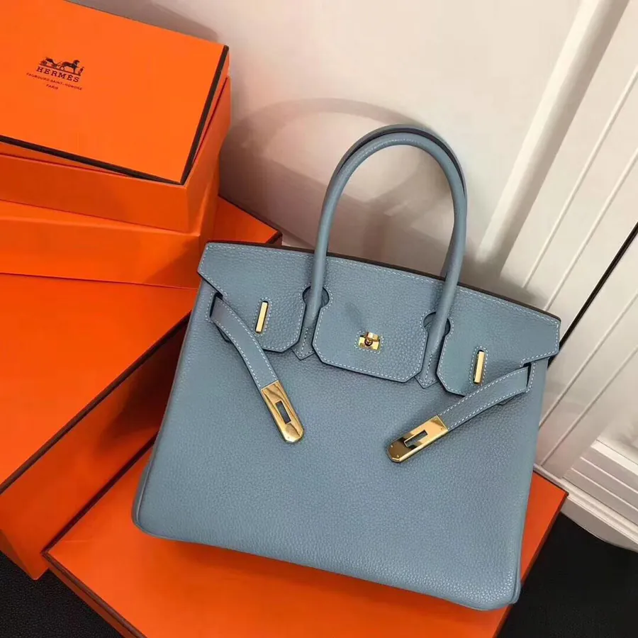 Hermès Birkin Bucket Bag in Grained Calfskin