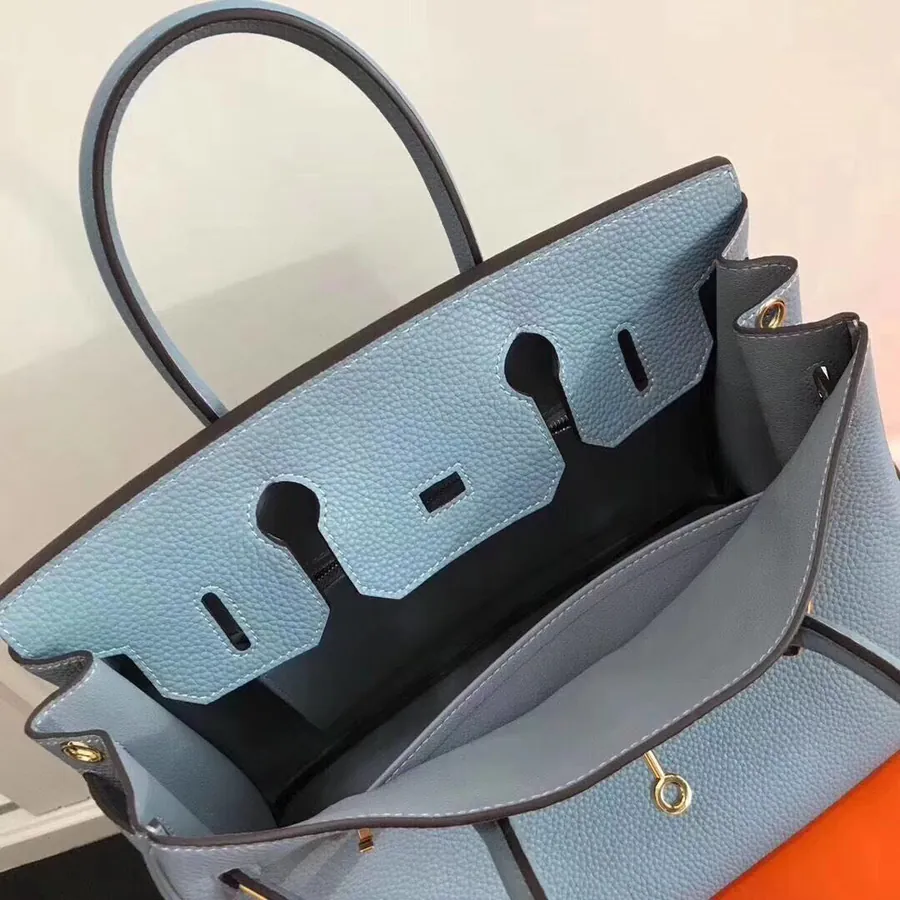 Hermès Birkin Bucket Bag in Grained Calfskin