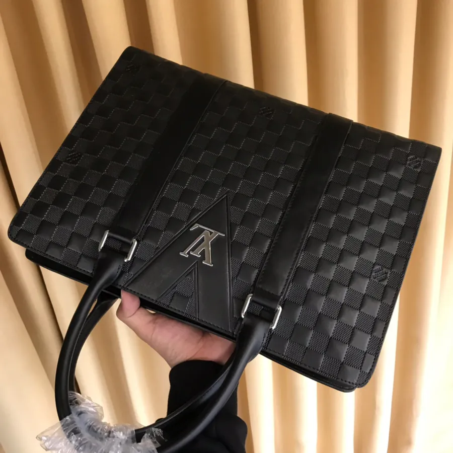 V Brand Men's Wallet with Smooth Leather Trim and Spacious Interior