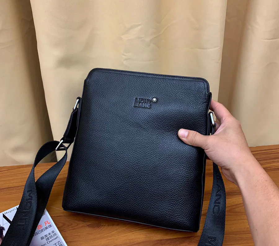 Original Leather Montblanc Tote Unique Style