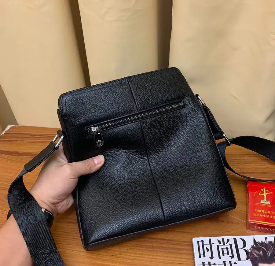 Original Leather Montblanc Tote Unique Style