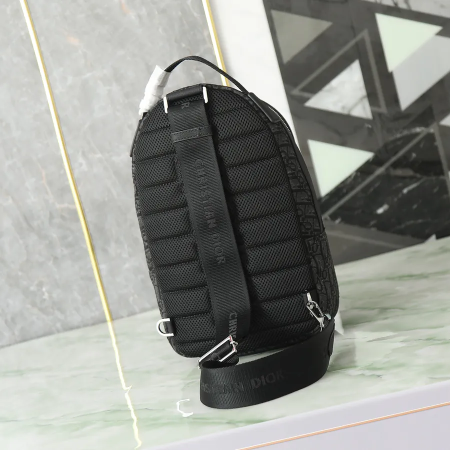 New Season Oblique Print Crossbody Backpack Inspired by Rider Bag